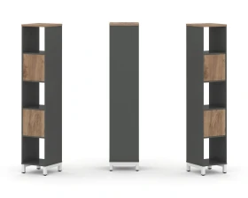 Набор стеллажа 1 сторон., 5 яр. 387x400x1982 Стайл Проджект / Style Project images