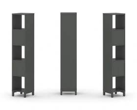 Набор стеллажа 1 сторон., 5 яр. 387x400x1982 Стайл Проджект / Style Project images