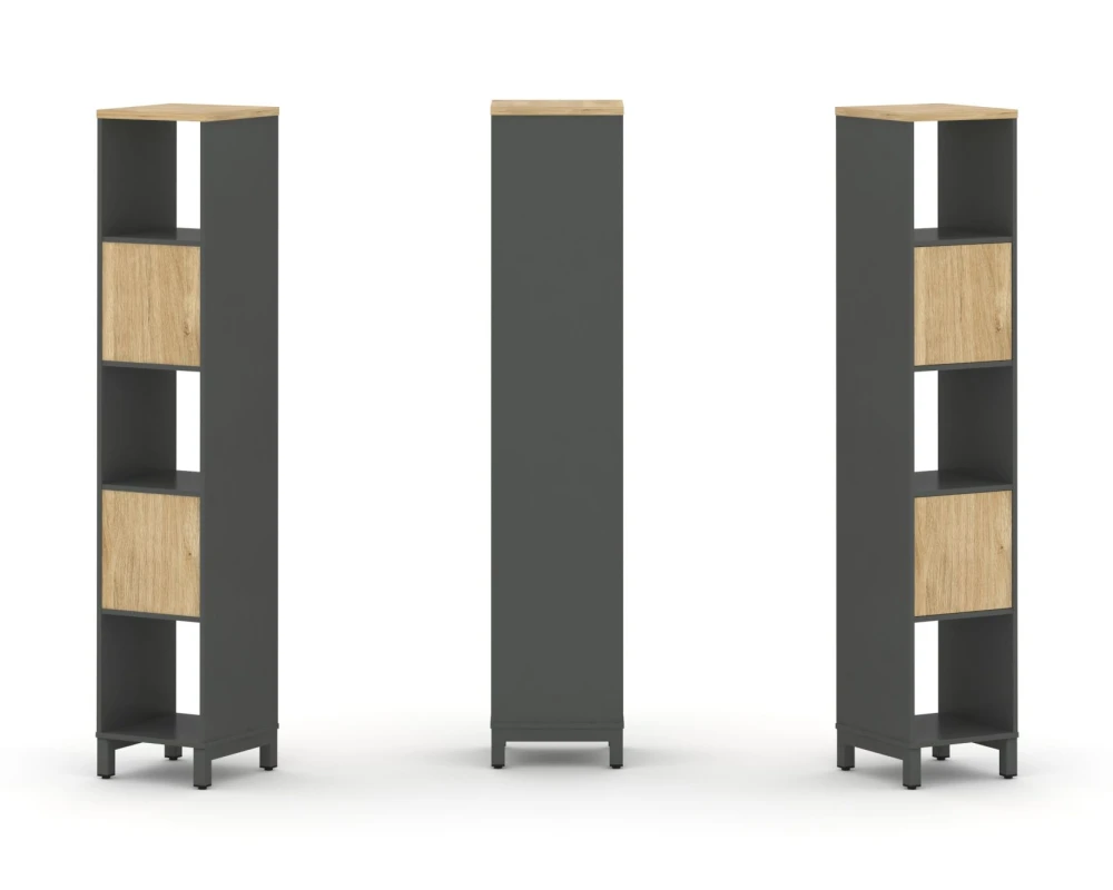 Набор стеллажа 1 сторон., 5 яр. 387x400x1982 Стайл Проджект / Style Project