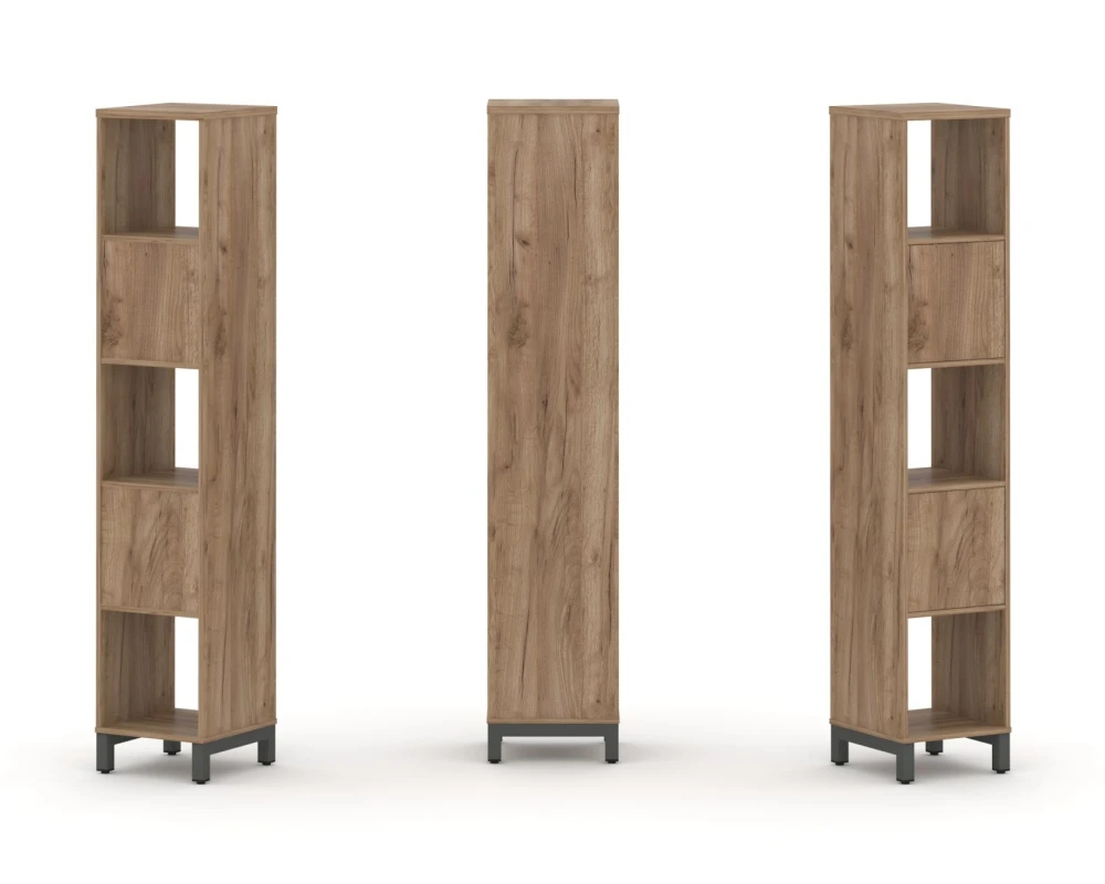 Набор стеллажа 1 сторон., 5 яр. 387x400x1982 Стайл Проджект / Style Project