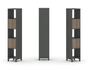 Набор стеллажа 1 сторон., 5 яр. 387x400x1982 Стайл Проджект / Style Project images