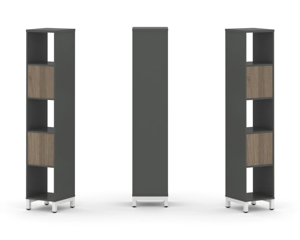 Набор стеллажа 1 сторон., 5 яр. 387x400x1982 Стайл Проджект / Style Project