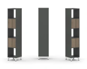 Набор стеллажа 1 сторон., 5 яр. 387x400x1982 Стайл Проджект / Style Project images