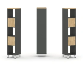 Набор стеллажа 1 сторон., 5 яр. 387x400x1982 Стайл Проджект / Style Project images