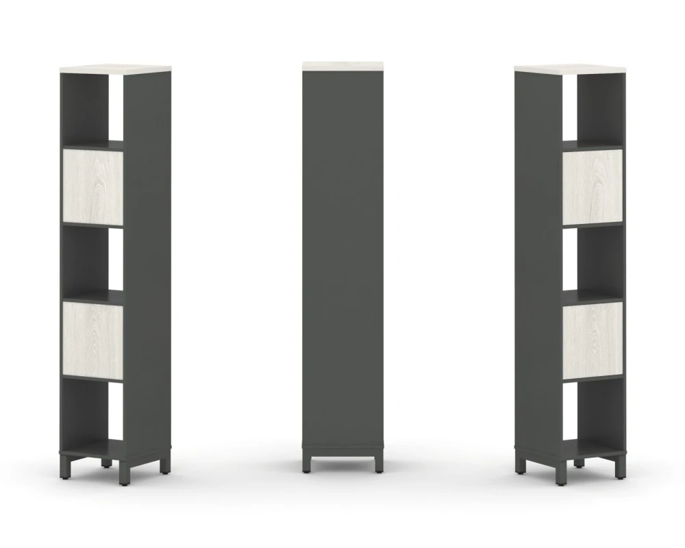 Набор стеллажа 1 сторон., 5 яр. 387x400x1982 Стайл Проджект / Style Project