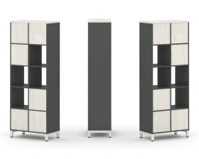 Набор стеллажа 1 сторон., 5 яр. 754x400x1982 Стайл Проджект / Style Project images