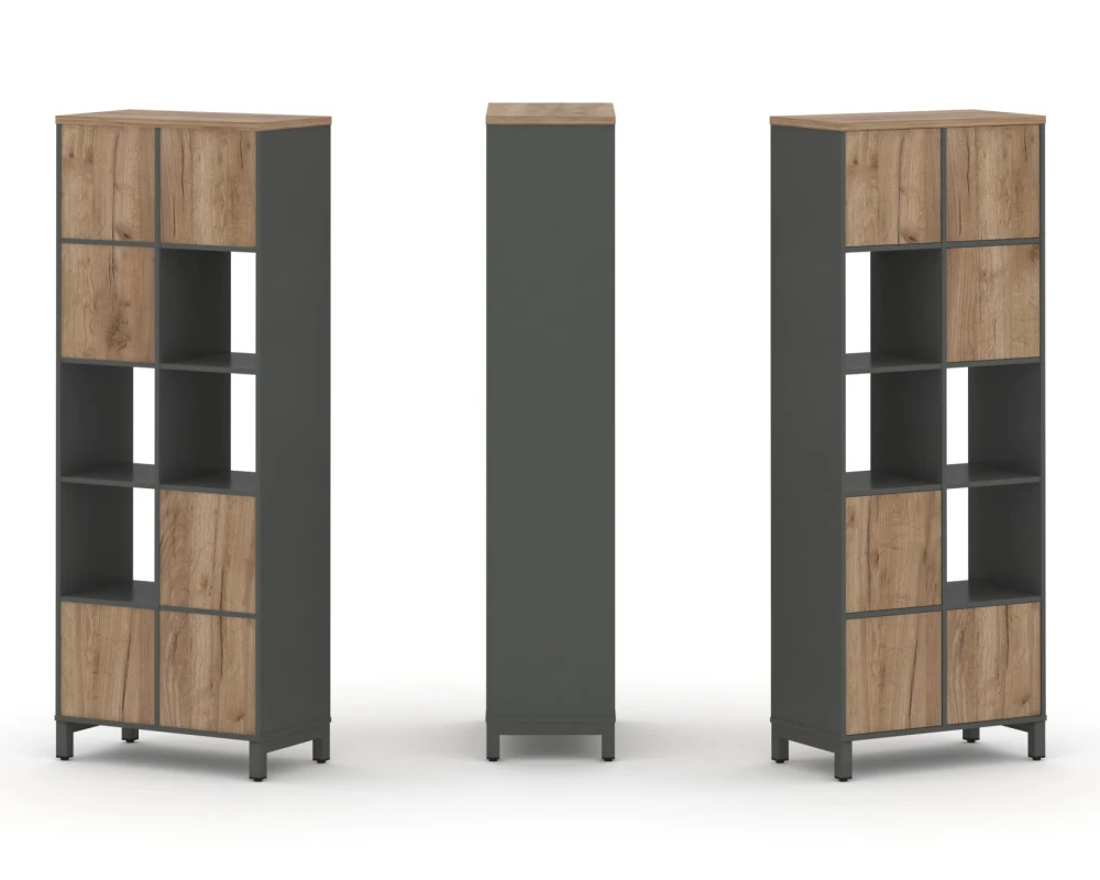 Набор стеллажа 1 сторон., 5 яр. 754x400x1982 Стайл Проджект / Style Project