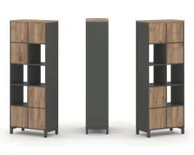 Набор стеллажа 1 сторон., 5 яр. 754x400x1982 Стайл Проджект / Style Project images