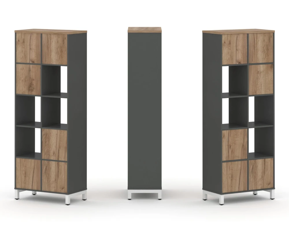 Набор стеллажа 1 сторон., 5 яр. 754x400x1982 Стайл Проджект / Style Project