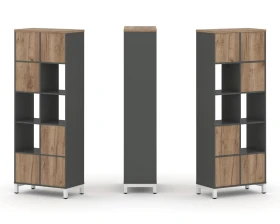 Набор стеллажа 1 сторон., 5 яр. 754x400x1982 Стайл Проджект / Style Project images