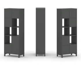 Набор стеллажа 1 сторон., 5 яр. 754x400x1982 Стайл Проджект / Style Project images