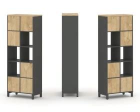 Набор стеллажа 1 сторон., 5 яр. 754x400x1982 Стайл Проджект / Style Project images