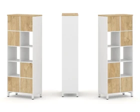 Набор стеллажа 1 сторон., 5 яр. 754x400x1982 Стайл Проджект / Style Project images