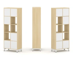 Набор стеллажа 1 сторон., 5 яр. 754x400x1982 Стайл Проджект / Style Project images