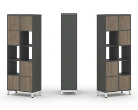 Набор стеллажа 1 сторон., 5 яр. 754x400x1982 Стайл Проджект / Style Project images