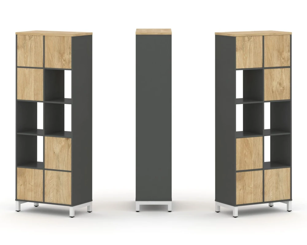 Набор стеллажа 1 сторон., 5 яр. 754x400x1982 Стайл Проджект / Style Project