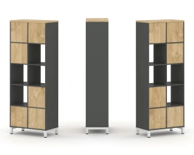 Набор стеллажа 1 сторон., 5 яр. 754x400x1982 Стайл Проджект / Style Project images