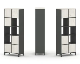 Набор стеллажа 1 сторон., 5 яр. 754x400x1982 Стайл Проджект / Style Project images