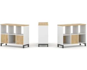 Набор стеллажа 2-х сторон., 2 яр. 1121x400x881 Стайл Проджект / Style Project images