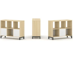 Набор стеллажа 2-х сторон., 2 яр. 1121x400x881 Стайл Проджект / Style Project images