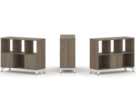 Набор стеллажа 2-х сторон., 2 яр. 1121x400x881 Стайл Проджект / Style Project images