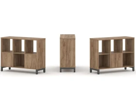 Набор стеллажа 2-х сторон., 2 яр. 1121x400x881 Стайл Проджект / Style Project images