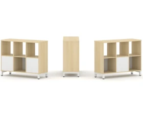 Набор стеллажа 2-х сторон., 2 яр. 1121x400x881 Стайл Проджект / Style Project images