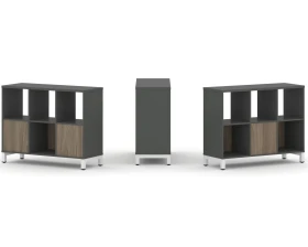 Набор стеллажа 2-х сторон., 2 яр. 1121x400x881 Стайл Проджект / Style Project images