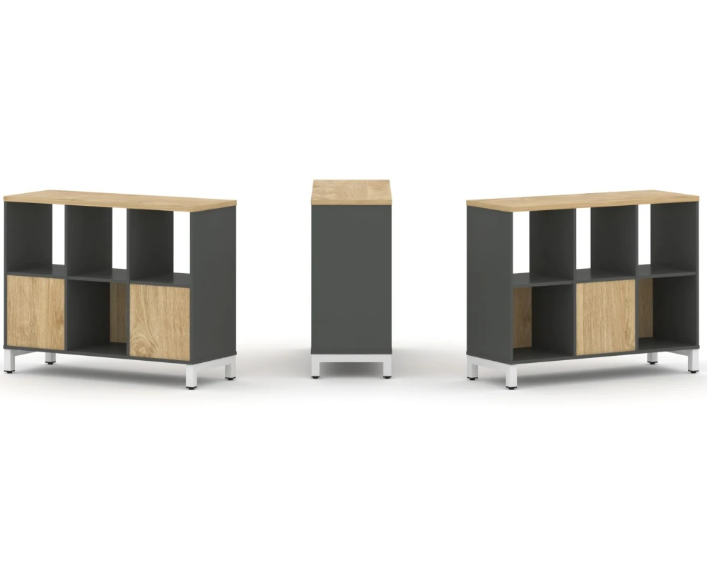 Набор стеллажа 2-х сторон., 2 яр. 1121x400x881 Стайл Проджект / Style Project