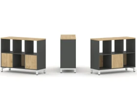 Набор стеллажа 2-х сторон., 2 яр. 1121x400x881 Стайл Проджект / Style Project images