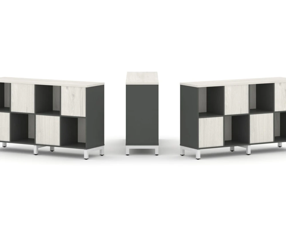 Набор стеллажа 2-х сторон., 2 яр. 1488x400x881 Стайл Проджект / Style Project