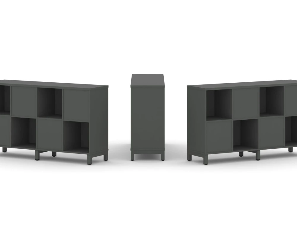 Набор стеллажа 2-х сторон., 2 яр. 1488x400x881 Стайл Проджект / Style Project