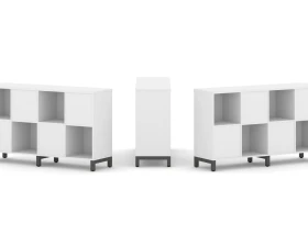 Набор стеллажа 2-х сторон., 2 яр. 1488x400x881 Стайл Проджект / Style Project images