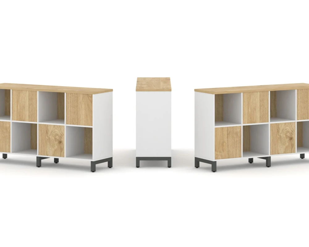 Набор стеллажа 2-х сторон., 2 яр. 1488x400x881 Стайл Проджект / Style Project