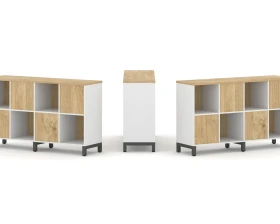 Набор стеллажа 2-х сторон., 2 яр. 1488x400x881 Стайл Проджект / Style Project images