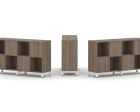 Набор стеллажа 2-х сторон., 2 яр. 1488x400x881 Стайл Проджект / Style Project images