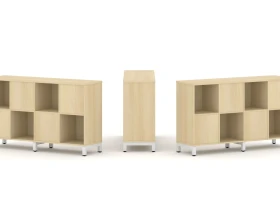 Набор стеллажа 2-х сторон., 2 яр. 1488x400x881 Стайл Проджект / Style Project images