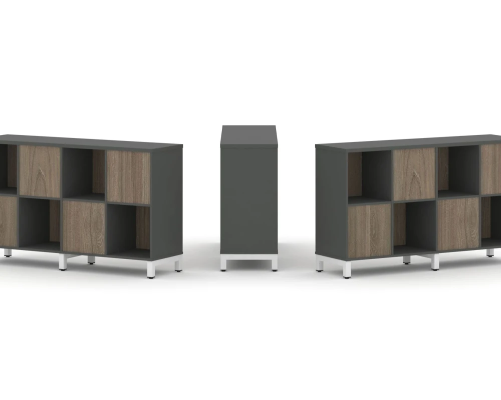 Набор стеллажа 2-х сторон., 2 яр. 1488x400x881 Стайл Проджект / Style Project