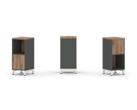 Набор стеллажа 2-х сторон., 2 яр. 387x400x881 Стайл Проджект / Style Project images