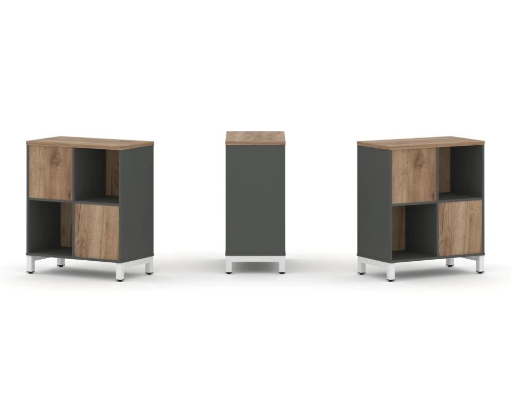 Набор стеллажа 2-х сторон., 2 яр. 754x400x881 Стайл Проджект / Style Project