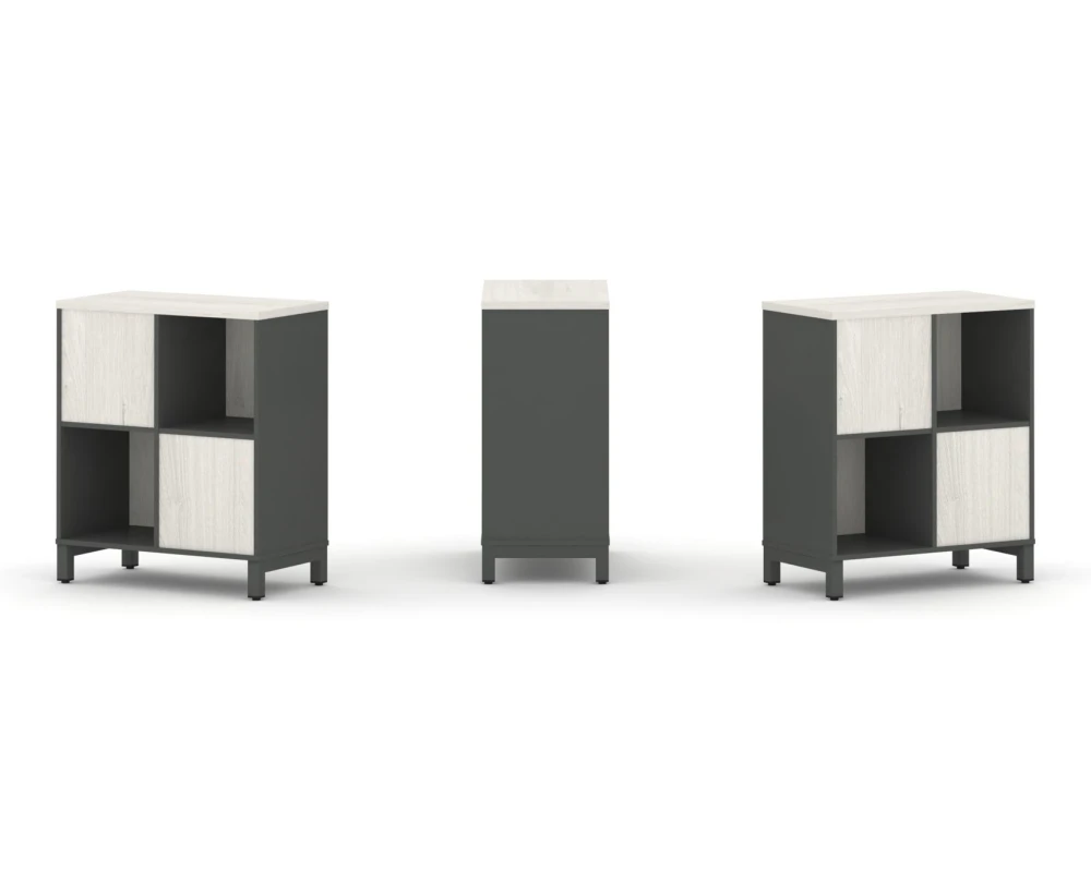 Набор стеллажа 2-х сторон., 2 яр. 754x400x881 Стайл Проджект / Style Project