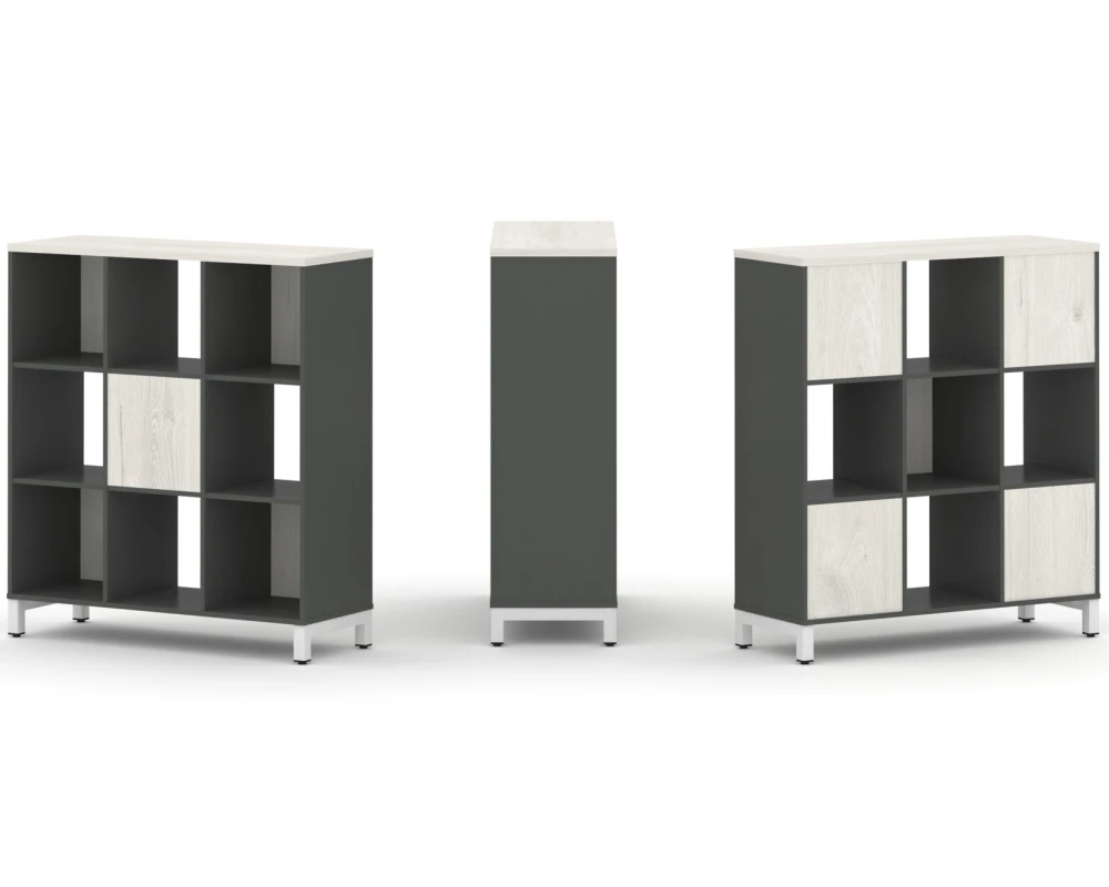 Набор стеллажа 2-х сторон., 3 яр. 1121x400x1248 Стайл Проджект / Style Project