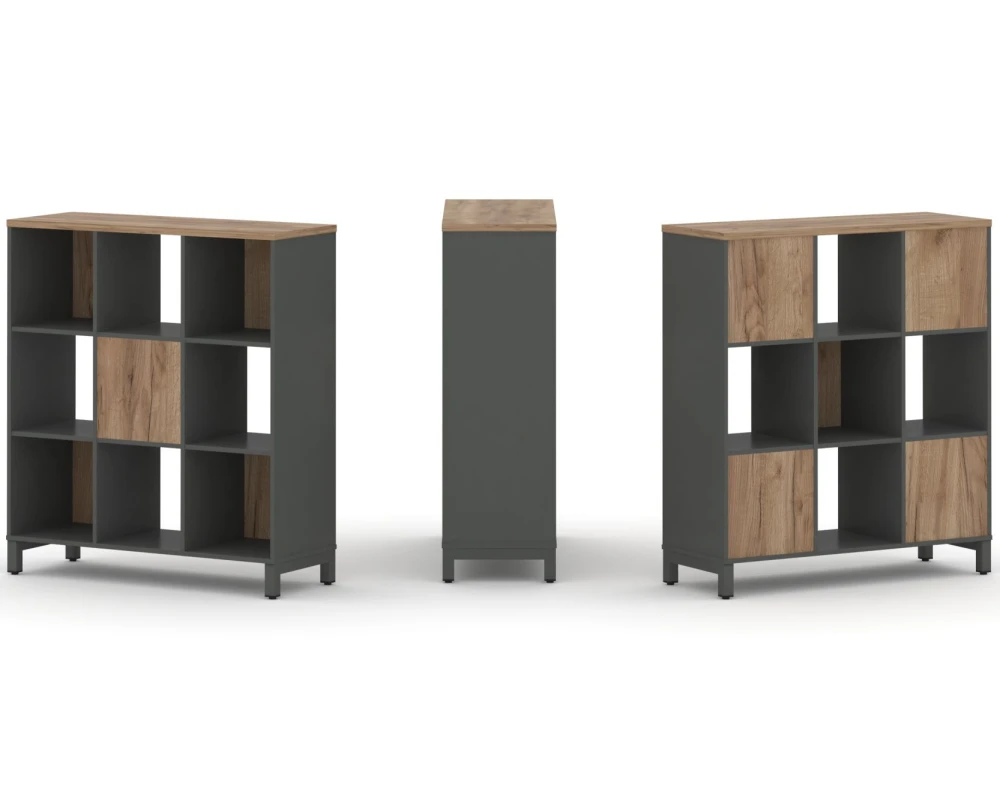 Набор стеллажа 2-х сторон., 3 яр. 1121x400x1248 Стайл Проджект / Style Project