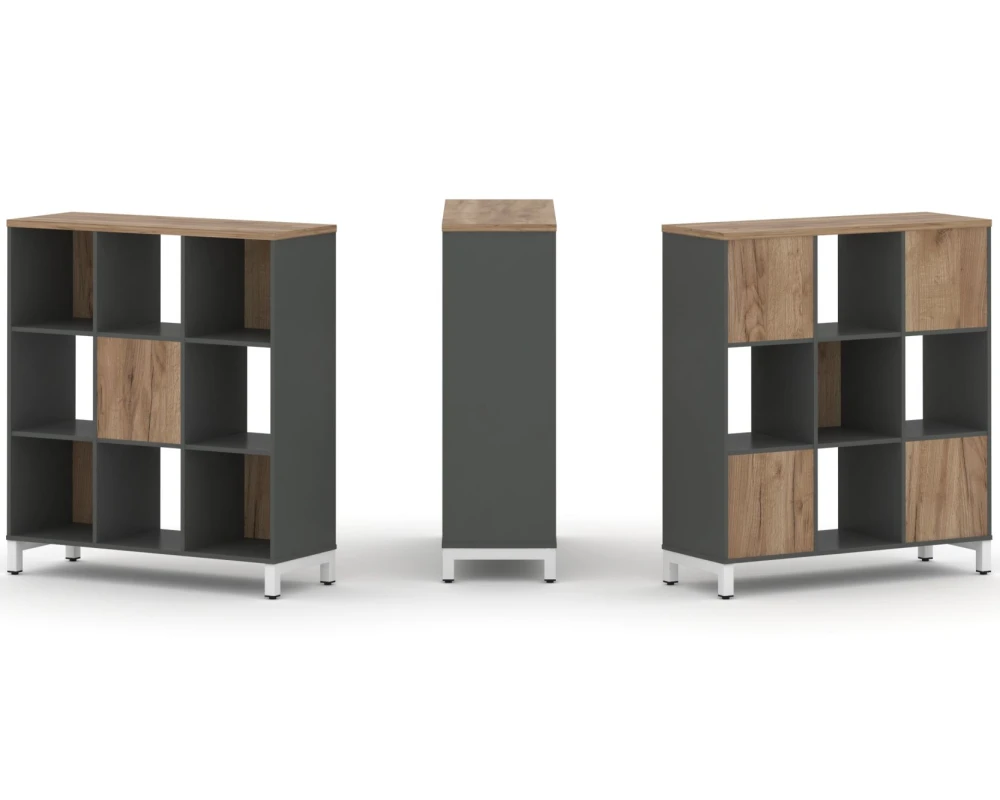 Набор стеллажа 2-х сторон., 3 яр. 1121x400x1248 Стайл Проджект / Style Project