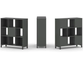 Набор стеллажа 2-х сторон., 3 яр. 1121x400x1248 Стайл Проджект / Style Project images