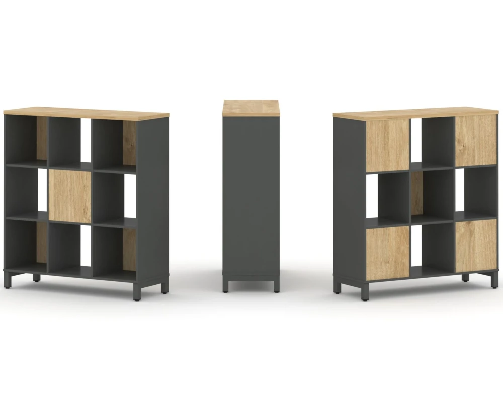 Набор стеллажа 2-х сторон., 3 яр. 1121x400x1248 Стайл Проджект / Style Project