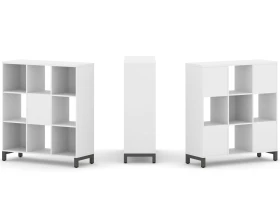 Набор стеллажа 2-х сторон., 3 яр. 1121x400x1248 Стайл Проджект / Style Project images