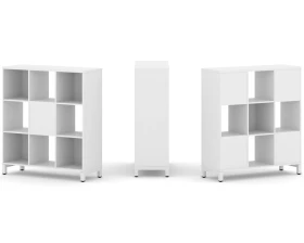 Набор стеллажа 2-х сторон., 3 яр. 1121x400x1248 Стайл Проджект / Style Project images