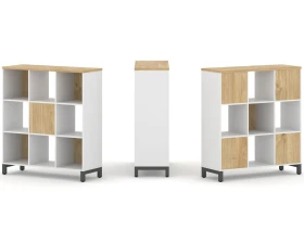 Набор стеллажа 2-х сторон., 3 яр. 1121x400x1248 Стайл Проджект / Style Project images