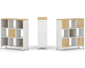 Набор стеллажа 2-х сторон., 3 яр. 1121x400x1248 Стайл Проджект / Style Project images